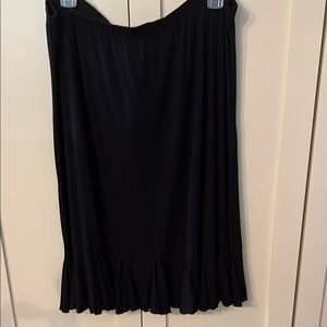 Elegant Black Women's Skirt XL Black